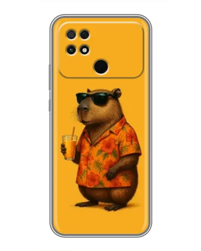 Чохол для Xiaomi POCO C40 з картинкою «Капібара на відпочинку» Чохол для Xiaomi POCO C40 з картинкою «Капібара на відпочинку»