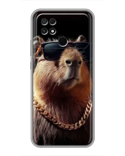 Чохол для Xiaomi POCO C40 з картинкою «Капібара золотий ланцюг» Чохол для Xiaomi POCO C40 з картинкою «Капібара золотий ланцюг»