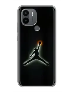Чехол для Xiaomi Poco C50 с картинкой «Jordan Gradient Logo»