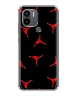 Чехол для Xiaomi Poco C50 с картинкой «Jordan Red Pattern»