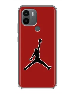 Чехол для Xiaomi Poco C50 с картинкой «Jordan Red Back»