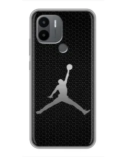 Чехол для Xiaomi Poco C50 с картинкой «Jordan Dark Carbon»
