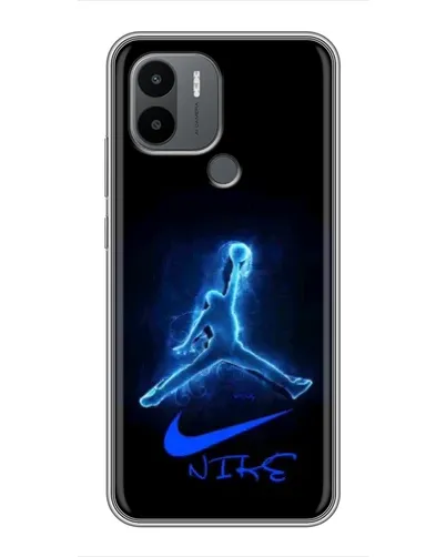 Чехол для Xiaomi Poco C50 с картинкой «Jordan Neon Blue» Чехол для Xiaomi Poco C50 с картинкой «Jordan Neon Blue»