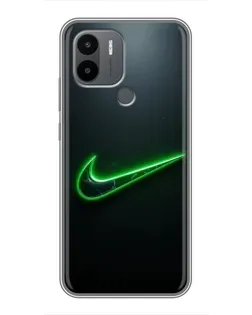 Чехол для Xiaomi Poco C50 с картинкой «Неоновый контур Nike» Чехол для Xiaomi Poco C50 с картинкой «Неоновый контур Nike»