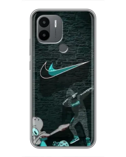 Чехол для Xiaomi Poco C50 с картинкой «Спортивный арт Nike»