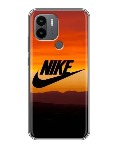 Чехол для Xiaomi Poco C50 с картинкой «Nike — вечерний горизонт»