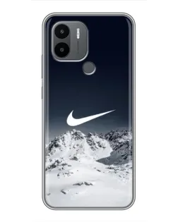 Чехол для Xiaomi Poco C50 с картинкой «Nike — зимние горы» Чехол для Xiaomi Poco C50 с картинкой «Nike — зимние горы»