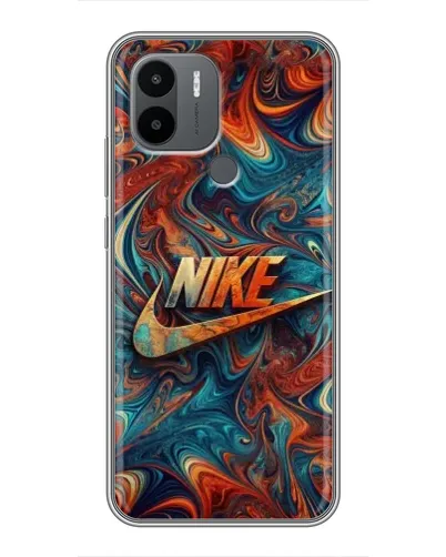 Чехол для Xiaomi Poco C50 с картинкой «Nike в абстракции»