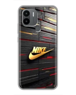 Чехол для Xiaomi Poco C50 с картинкой «Золотой Nike на металле» Чехол для Xiaomi Poco C50 с картинкой «Золотой Nike на металле»