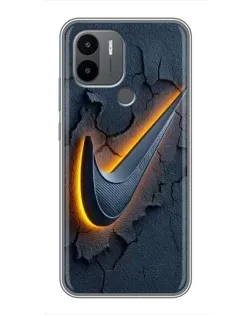 Чехол для Xiaomi Poco C50 с картинкой «Объемный логотип Найк» Чехол для Xiaomi Poco C50 с картинкой «Объемный логотип Найк»