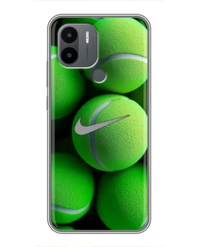 Чехол для Xiaomi Poco C50 с картинкой «Теннисные мячи Найк»
