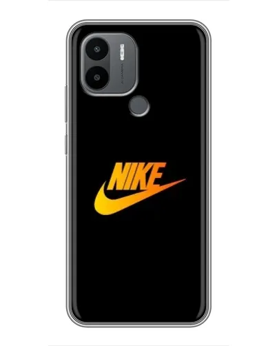 Чехол для Xiaomi Poco C50 с картинкой «Золотой логотип Nike»