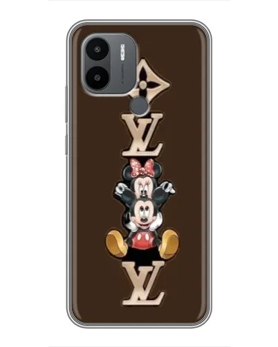 Чехол для Xiaomi Poco C50 с картинкой «LV и Микки Маус»