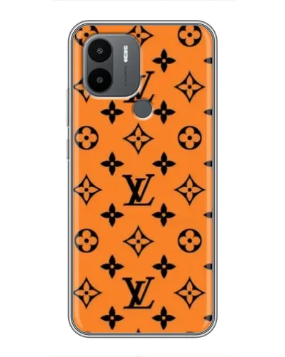 Чехол для Xiaomi Poco C50 с картинкой «Оранжевый стиль LV»