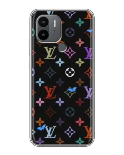 Чехол для Xiaomi Poco C50 с картинкой «Цветная монограмма LV»