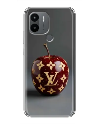 Чехол для Xiaomi Poco C50 с картинкой «Красное яблоко LV»
