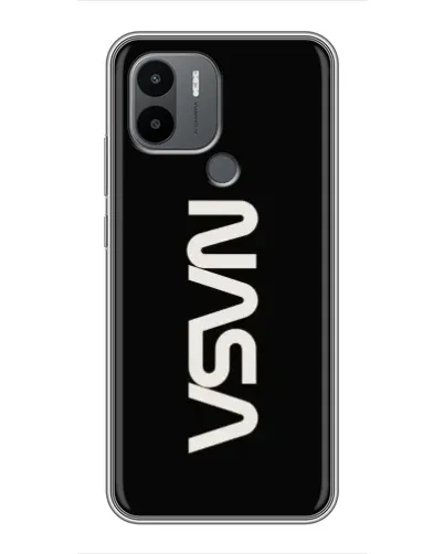Чехол для Xiaomi Poco C50 с картинкой «NASA — вертикальный логотип» Чехол для Xiaomi Poco C50 с картинкой «NASA — вертикальный логотип»