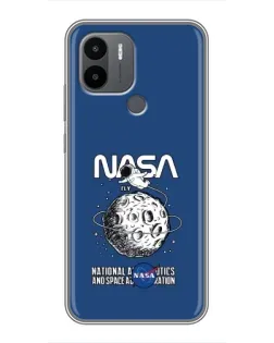 Чохол для Xiaomi Poco C50 з картинкою «NASA — місячна місія»