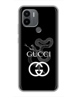 Чехол для Xiaomi Poco C50 с картинкой «Gucci — серебряная змея» Чехол для Xiaomi Poco C50 с картинкой «Gucci — серебряная змея»