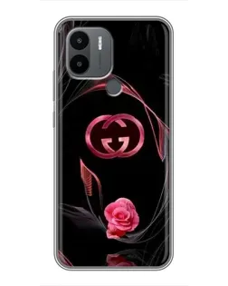 Чехол для Xiaomi Poco C50 с картинкой «Gucci — неоновая роза» Чехол для Xiaomi Poco C50 с картинкой «Gucci — неоновая роза»