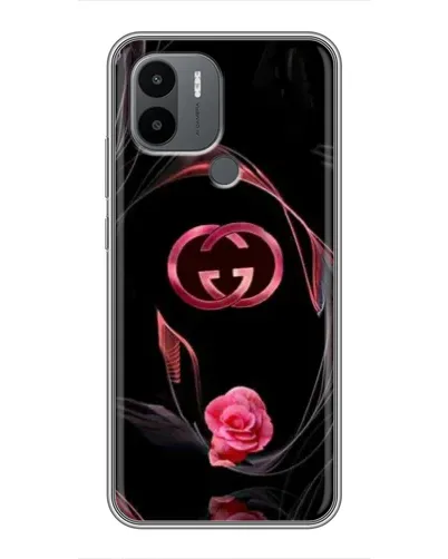 Чехол для Xiaomi Poco C50 с картинкой «Gucci — неоновая роза»