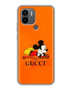 Чехол для Xiaomi Poco C50 с картинкой «Микки Маус Gucci — оранж» Чехол для Xiaomi Poco C50 с картинкой «Микки Маус Gucci — оранж»