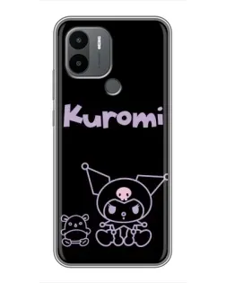 Чехол для Xiaomi Poco C50 с картинкой «Kuromi — черный минимализм» Чехол для Xiaomi Poco C50 с картинкой «Kuromi — черный минимализм»