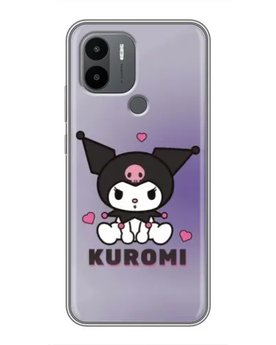 Чехол для Xiaomi Poco C50 с картинкой «Kuromi — фиолетовый арт»
