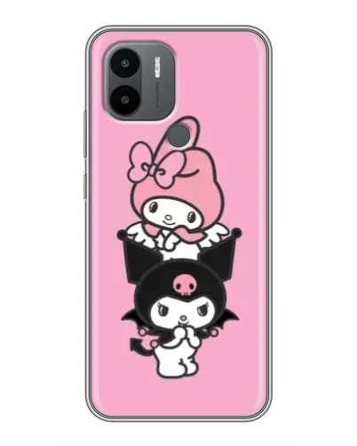 Чехол для Xiaomi Poco C50 с картинкой «My Melody и Kuromi»