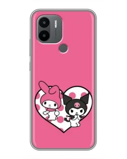 Чехол для Xiaomi Poco C50 с картинкой «Kuromi и My Melody» Чехол для Xiaomi Poco C50 с картинкой «Kuromi и My Melody»