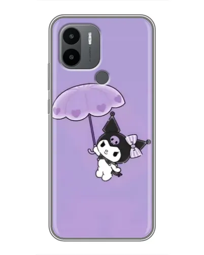 Чехол для Xiaomi Poco C50 с картинкой «Kuromi с зонтиком»