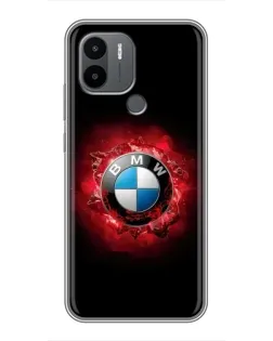 Чехол для Xiaomi Poco C50 с картинкой «Логотип BMW — вспышка» Чехол для Xiaomi Poco C50 с картинкой «Логотип BMW — вспышка»