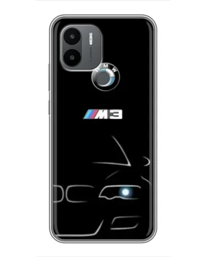 Чехол для Xiaomi Poco C50 с картинкой «Минималистичный принт BMW M3»
