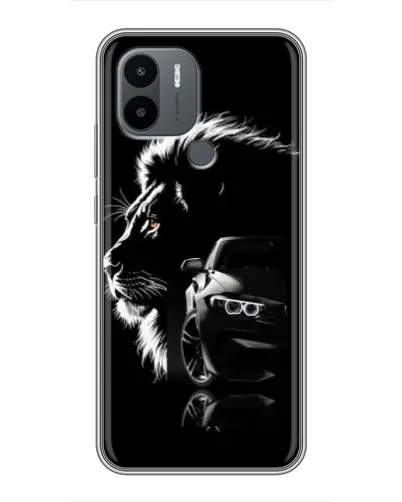Чехол для Xiaomi Poco C50 с картинкой «BMW и лев»