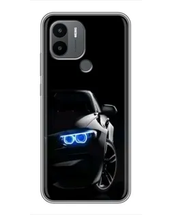 Чехол для Xiaomi Poco C50 с картинкой «BMW — ночной взгляд» Чехол для Xiaomi Poco C50 с картинкой «BMW — ночной взгляд»