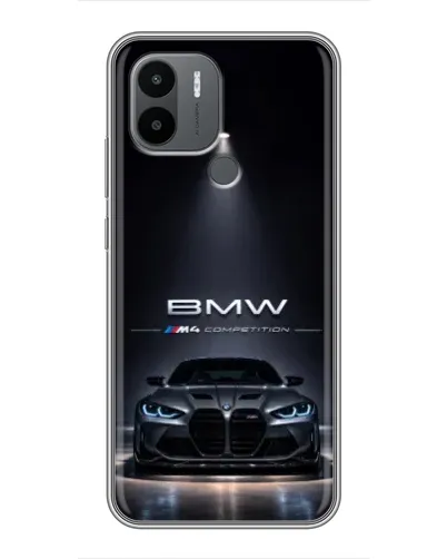 Чехол для Xiaomi Poco C50 с картинкой «BMW сквозь ночной город» Чехол для Xiaomi Poco C50 с картинкой «BMW сквозь ночной город»