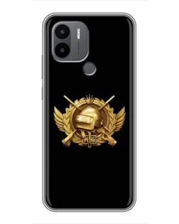 Чехол для Xiaomi Poco C50 с картинкой «PUBG — оранжевый градиент» Чехол для Xiaomi Poco C50 с картинкой «PUBG — оранжевый градиент»