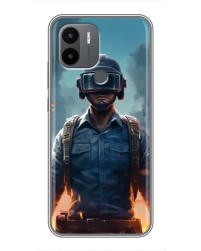 Чехол для Xiaomi Poco C50 с картинкой «PUBG — реалистичный герой» Чехол для Xiaomi Poco C50 с картинкой «PUBG — реалистичный герой»