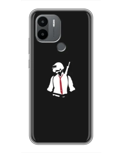 Чехол для Xiaomi Poco C50 с картинкой «PUBG — силуэт воина» Чехол для Xiaomi Poco C50 с картинкой «PUBG — силуэт воина»