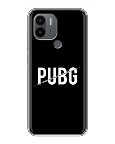 Чехол для Xiaomi Poco C50 с картинкой «PUBG — белый логотип» Чехол для Xiaomi Poco C50 с картинкой «PUBG — белый логотип»