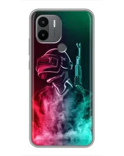 Чохол для Xiaomi Poco C50 з картинкою «PUBG — вогняний воїн» Чохол для Xiaomi Poco C50 з картинкою «PUBG — вогняний воїн»