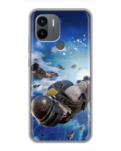 Чехол для Xiaomi Poco C50 с картинкой «Десант PUBG — прыжок» Чехол для Xiaomi Poco C50 с картинкой «Десант PUBG — прыжок»