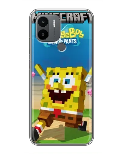 Чехол для Xiaomi Poco C50 с картинкой «Губка Боб Minecraft» Чехол для Xiaomi Poco C50 с картинкой «Губка Боб Minecraft»