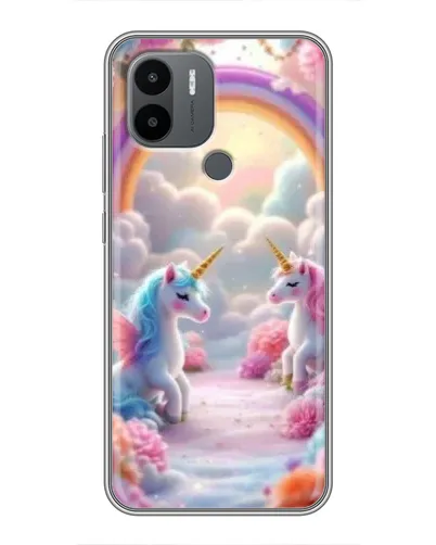 Чехол для Xiaomi Poco C50 с картинкой «Радуга и единороги» Чехол для Xiaomi Poco C50 с картинкой «Радуга и единороги»