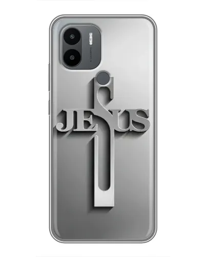 Чехол для Xiaomi Poco C50 с картинкой «Металлический крест Jesus» Чехол для Xiaomi Poco C50 с картинкой «Металлический крест Jesus»