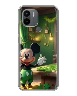 Чехол для Xiaomi Poco C50 с картинкой «Микки в мастерской»