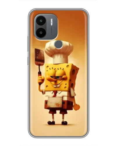 Чехол для Xiaomi Poco C50 с картинкой «Губка Боб повар»
