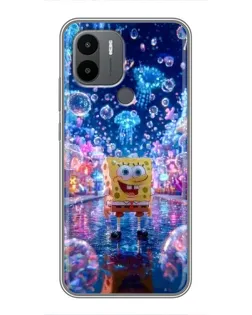 Чехол для Xiaomi Poco C50 с картинкой «Неоновый океан»