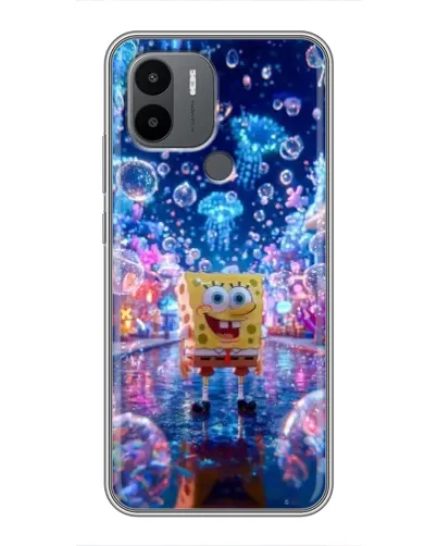Чехол для Xiaomi Poco C50 с картинкой «Неоновый океан»