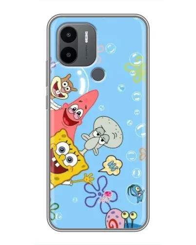 Чехол для Xiaomi Poco C50 с картинкой «Веселые пузырьки»